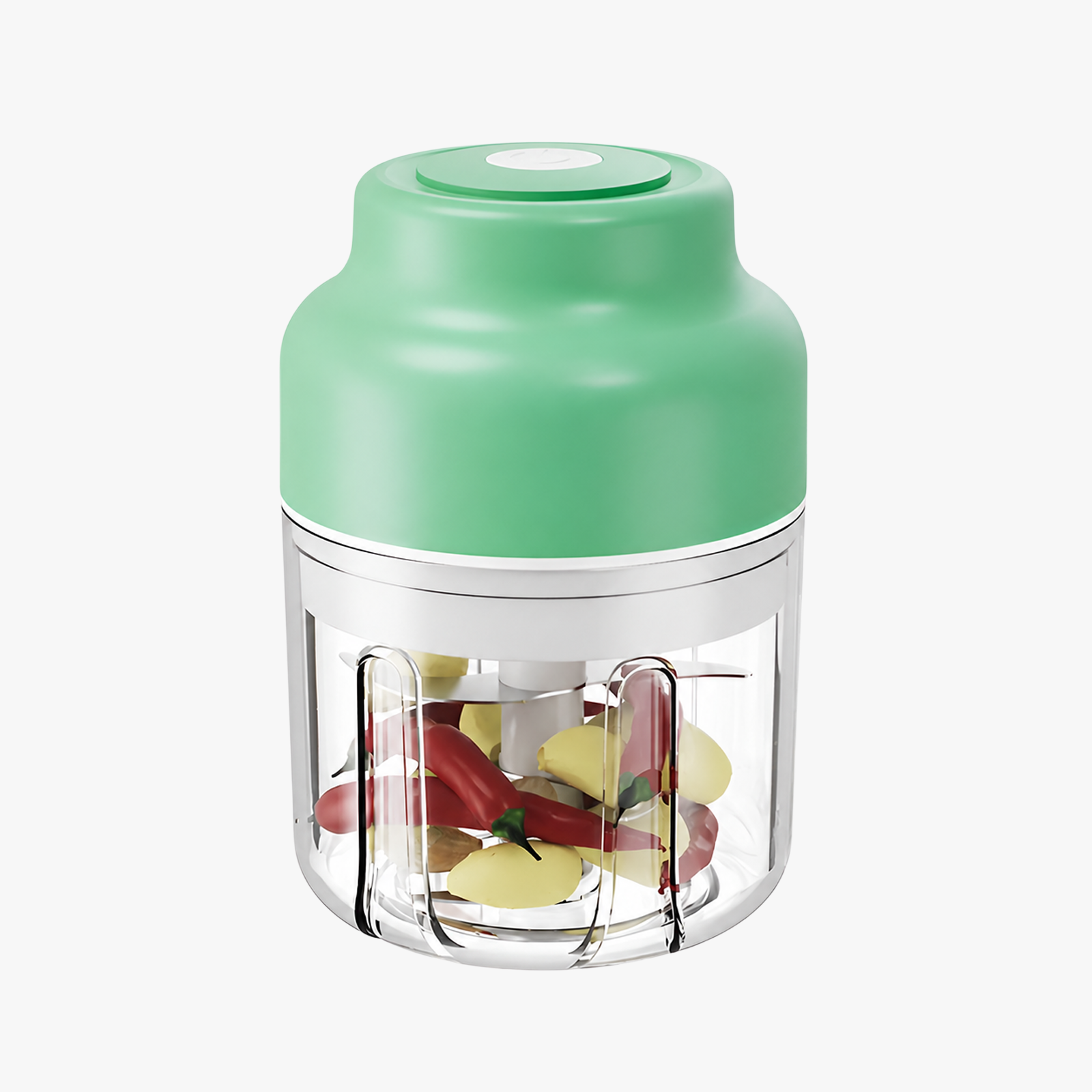 Electric garlic press, wireless mini garlic press, automatic garlic stirrer, garlic peeler, kitchen 