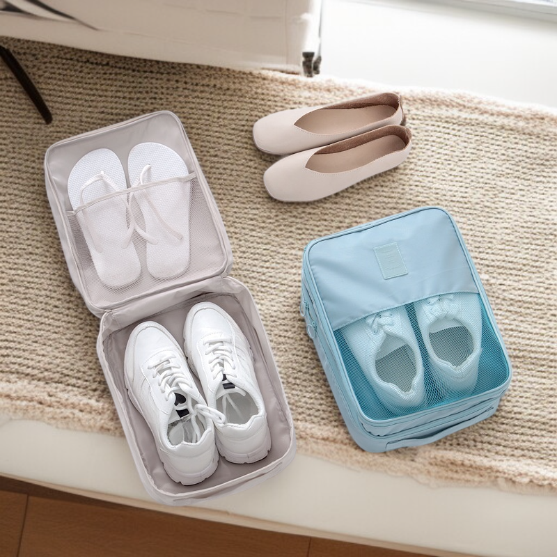 携帯用トラベルシューズ収納バッグ