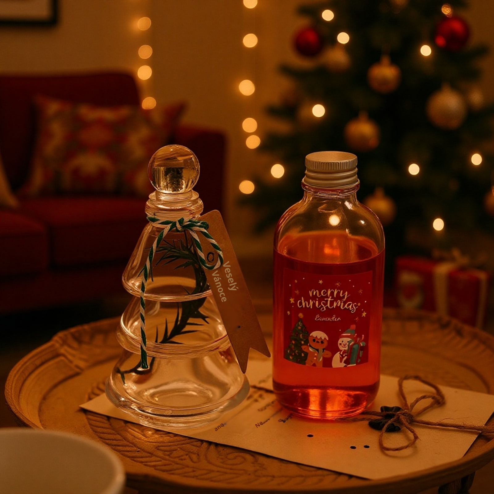 Vánoční dárková sada bezplamenné aromaterapie