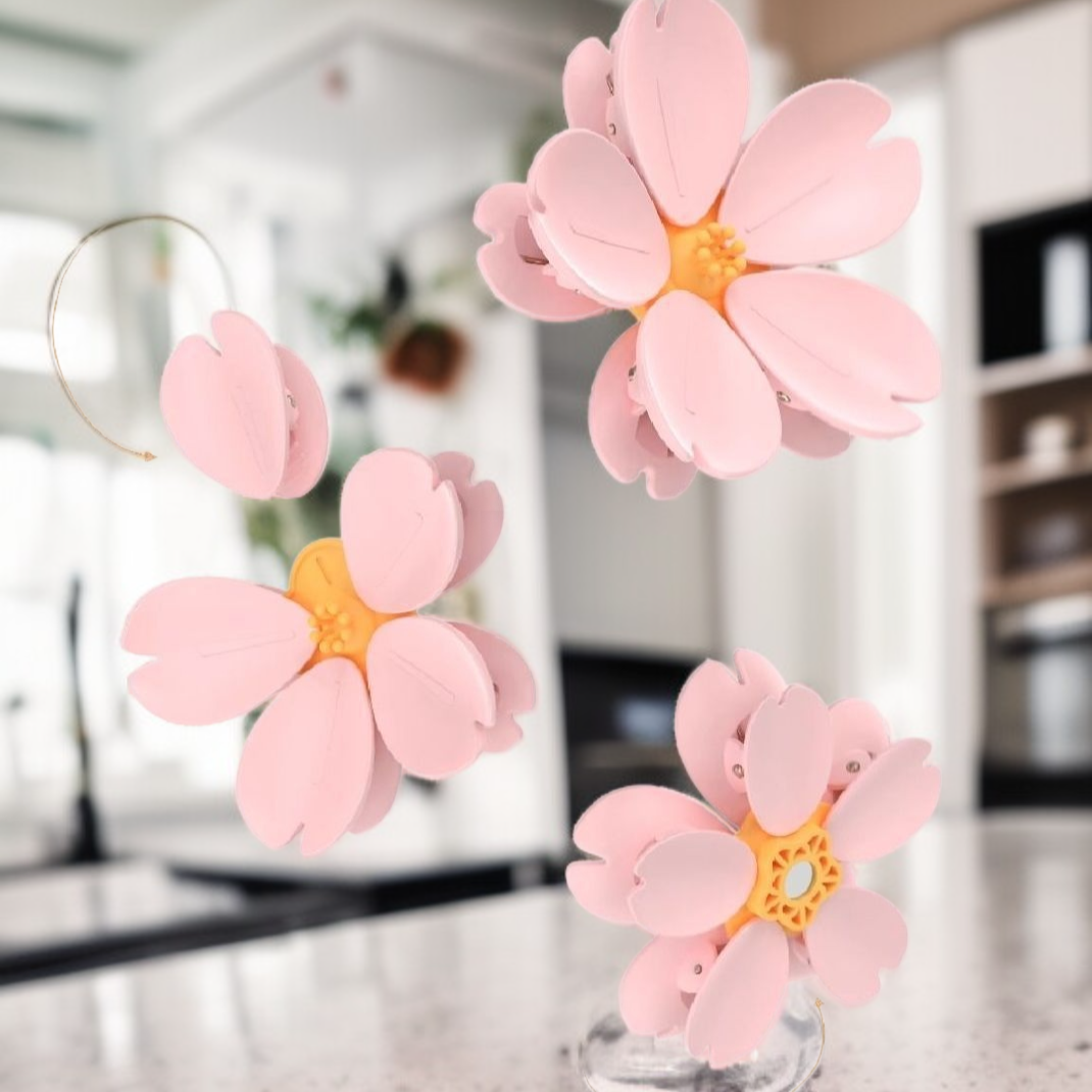 Cherry blossom sealing clip