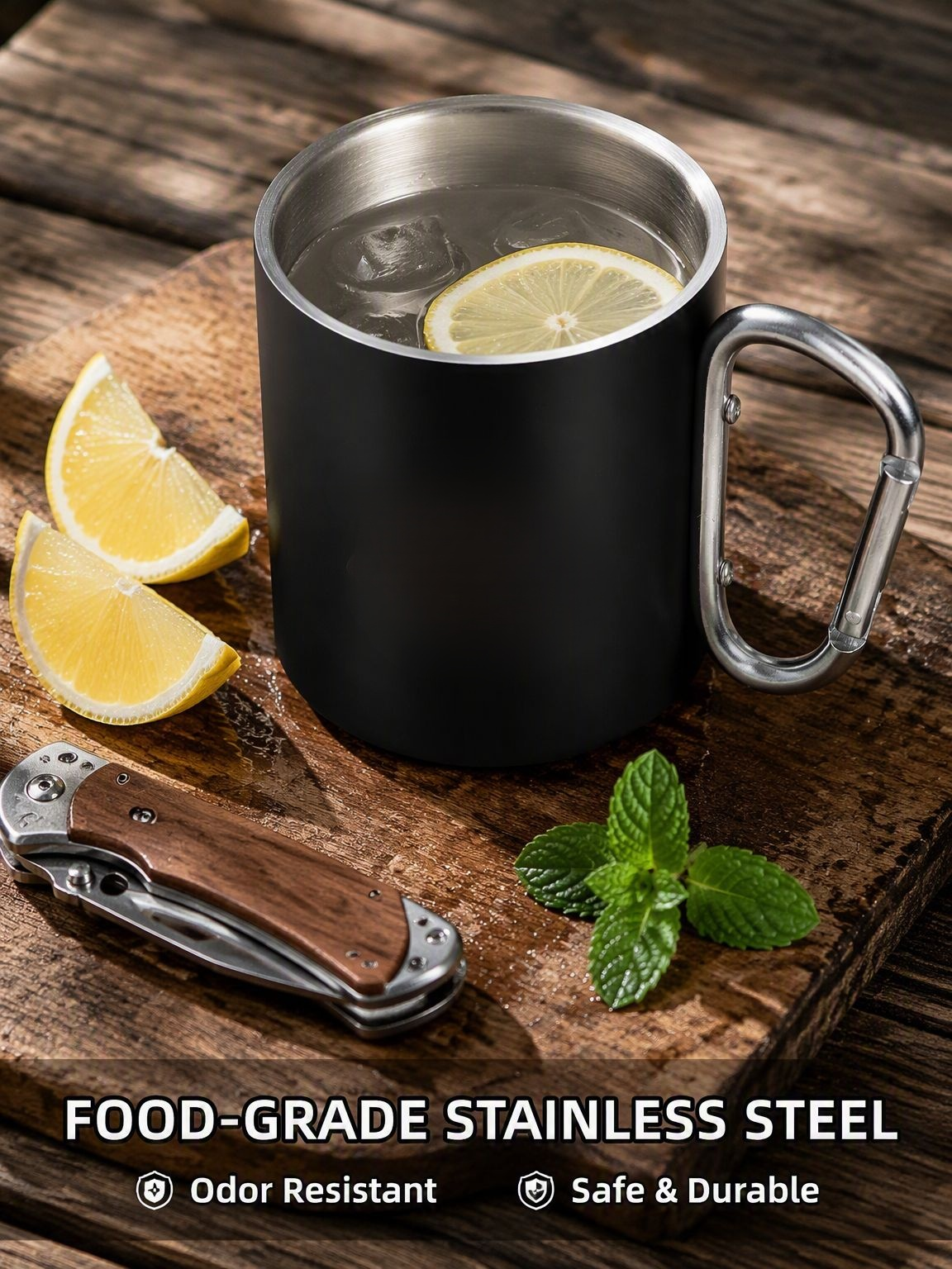 CLS Logo Outdoor Travel Mug – Stainless Steel Camping & Hiking Cup
