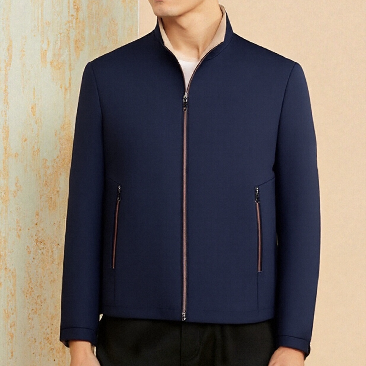 남성 칼라 캐주얼 재킷