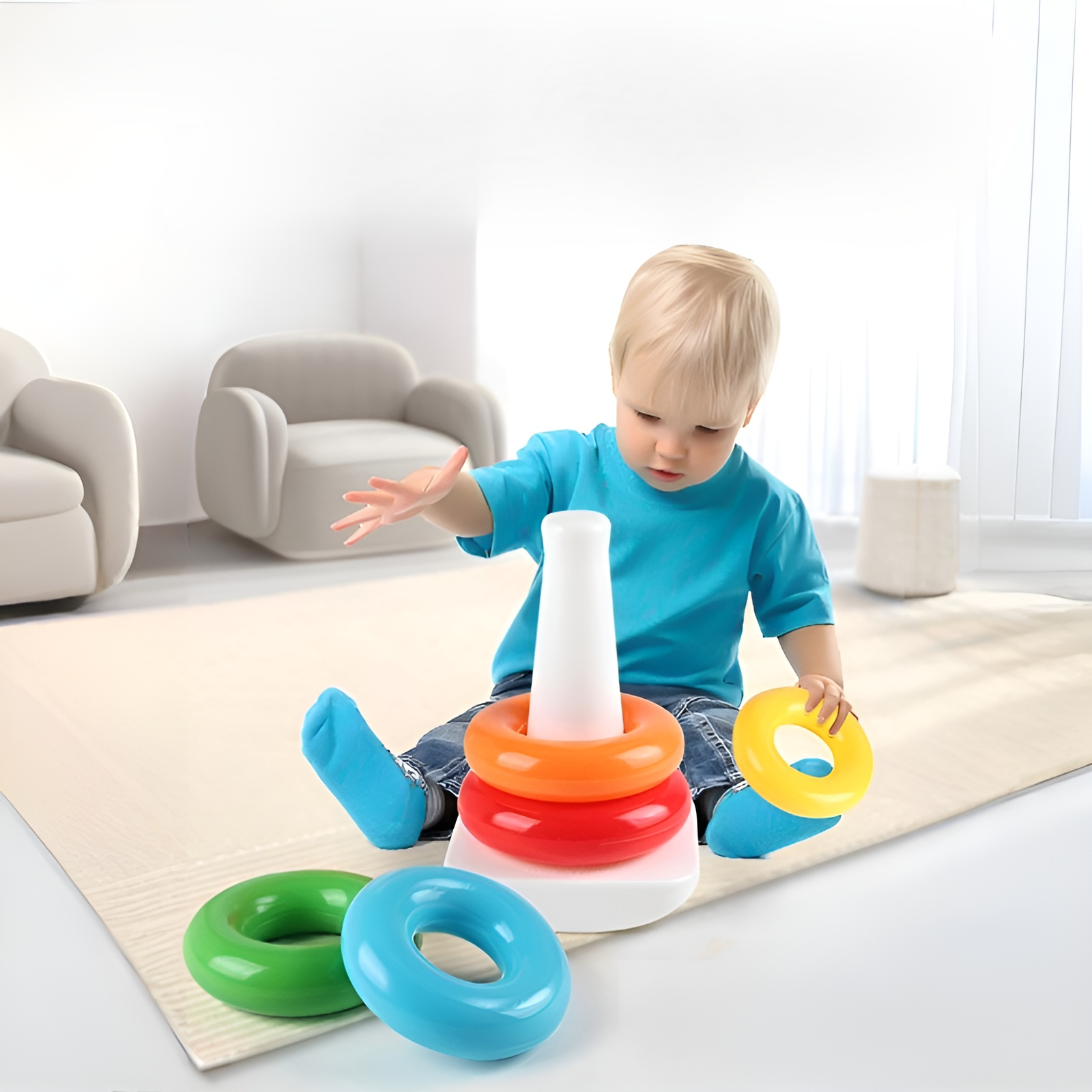 彩虹轉轉樂疊疊樂