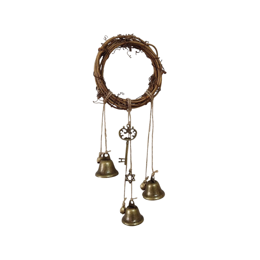 Bohemian witch doorbell decoration