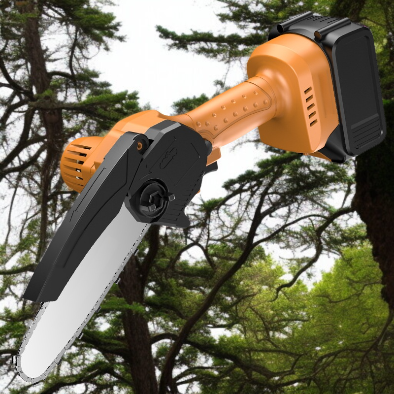 휴대용 충전 미니 목공톱 리튬전기톱 가지치기톱 무선체인톱