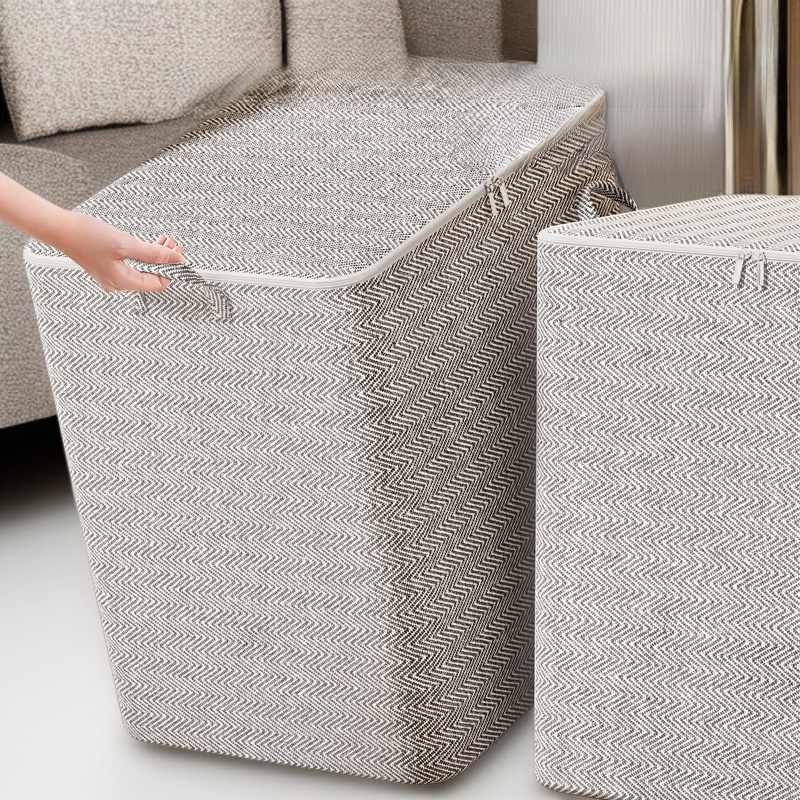 家庭用収納ボックス 大容量専用収納バッグ 引越し整理 収納キルト 収納ボックス 衣類収納バッグ