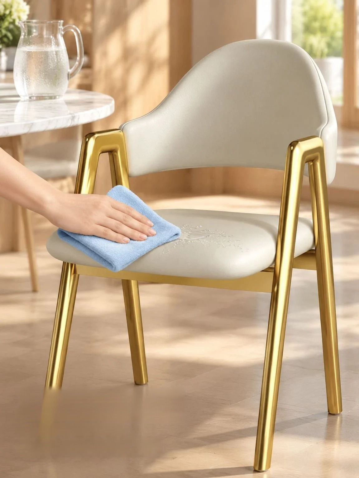 Refined dining chair adding an upscale touch to a dining room