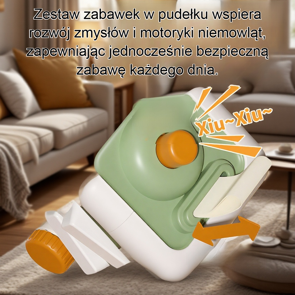 Pudełko z zabawkami dla niemowląt