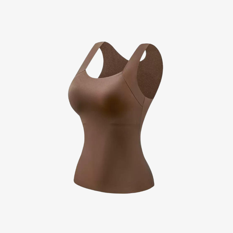 추동 헴라인 구름 누드 속옷 보온 조끼 여 고정배 스킨 이너웨어 내복 보온 조끼