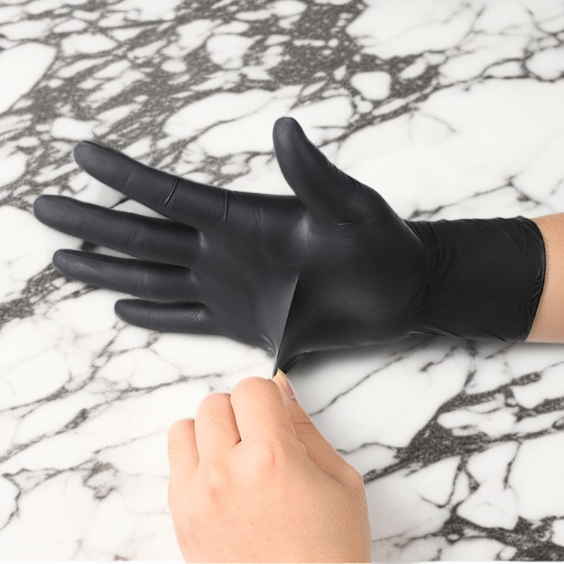 알레르기 걱정 없는 니트릴 장갑 소재