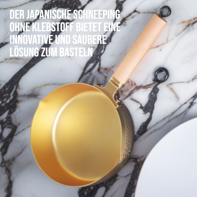 Japanischer Schneeping ohne Klebstoff