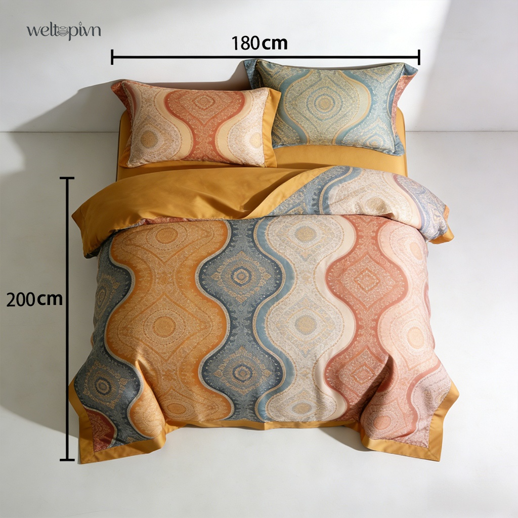 ผ้าปูที่นอนผ้าฝ้ายระบายอากาศดี