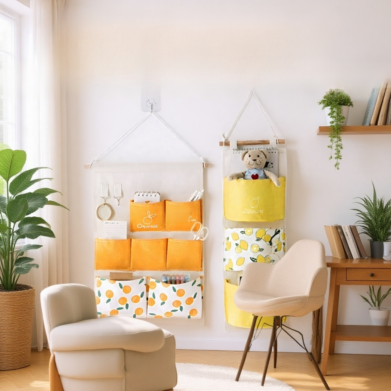 ドアに掛けられる多機能収納ポケット