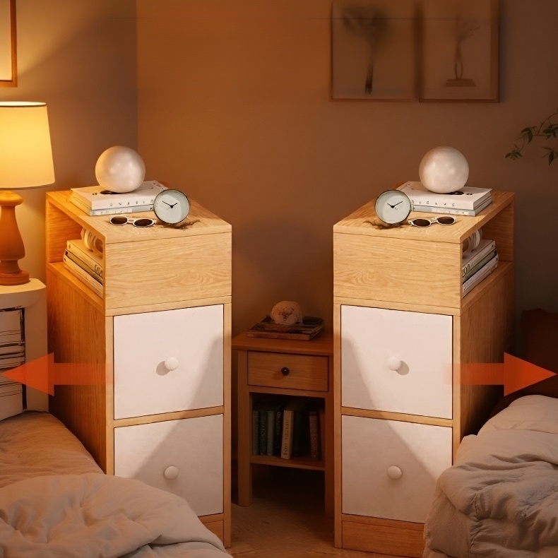 다양한 수납 공간이 있는 다기능 수납장