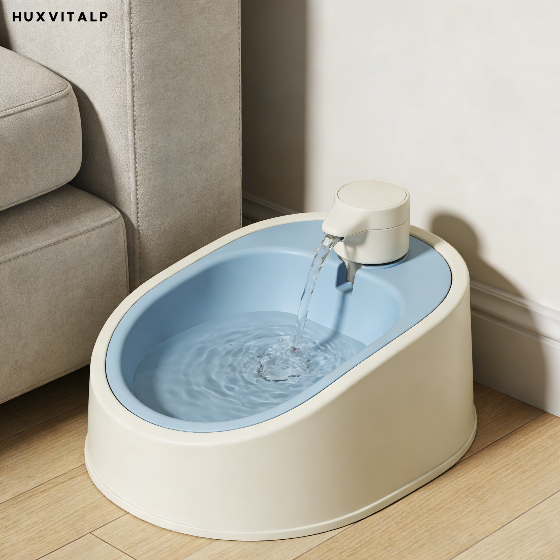 Automatic water bowls for cats (2 pieces)