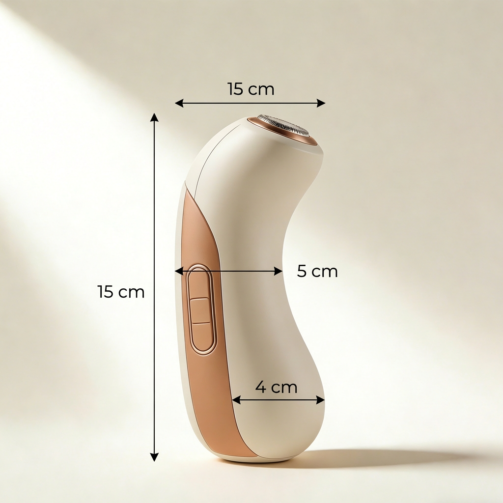 Effektive Hautpflege mit tragbarem Beautygerät