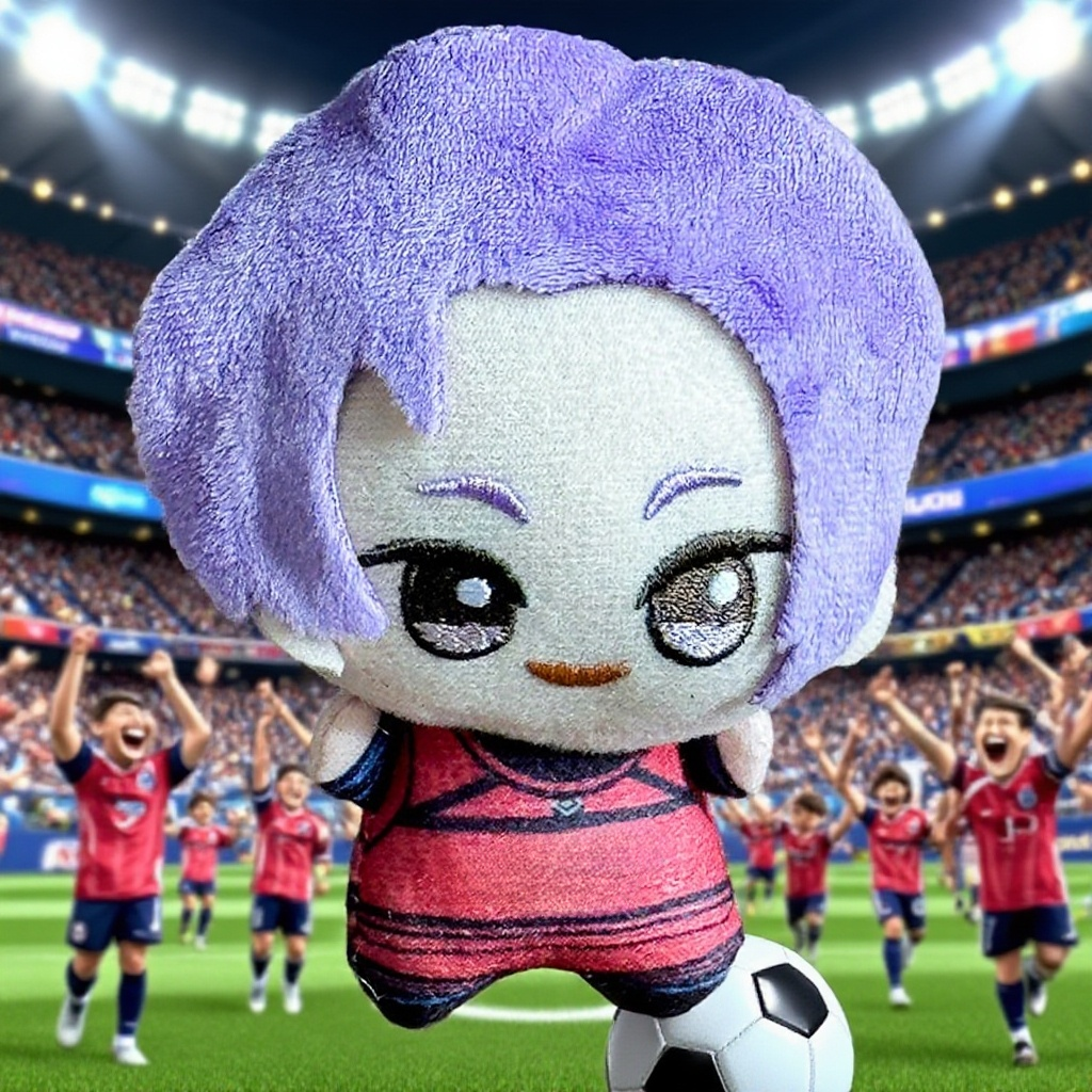 دمية لطيفة لعشاق الرياضة والحقائب