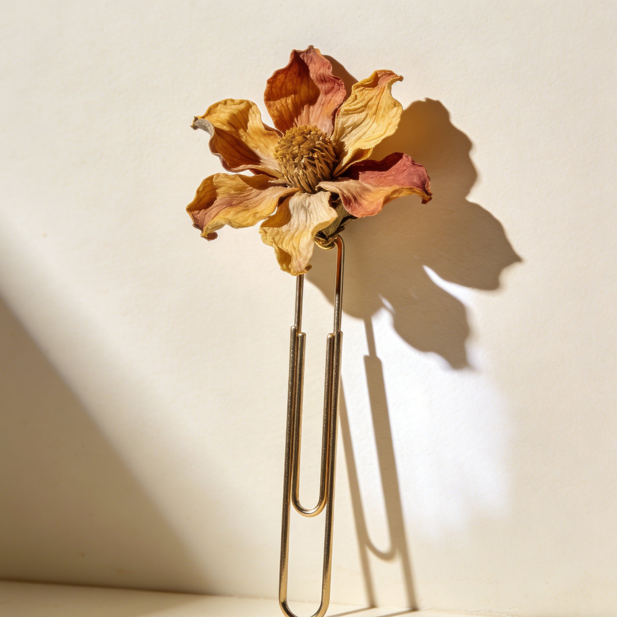 Marcapáginas de flores secas hechos a mano (paquete de tres)