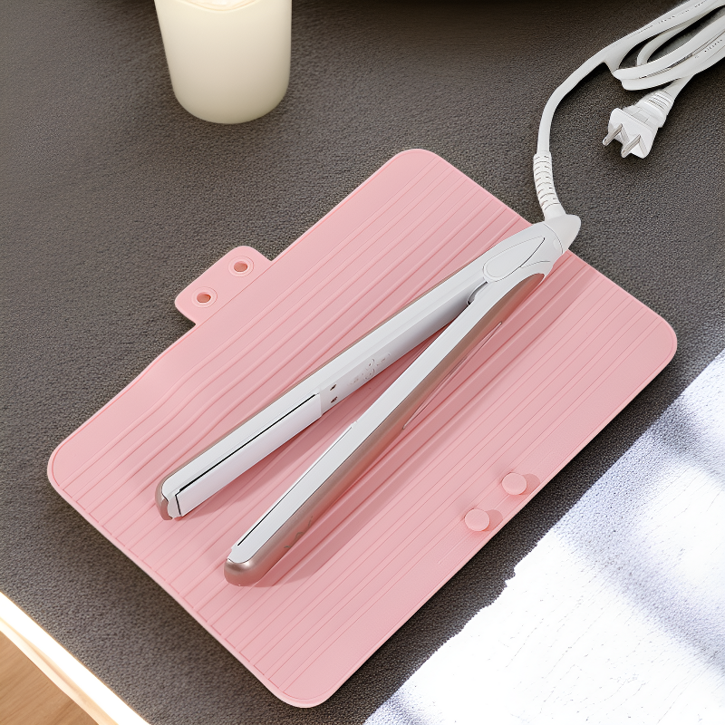 Silicone Hair Iron Storage Bag, Portable Heat Resistant Bag