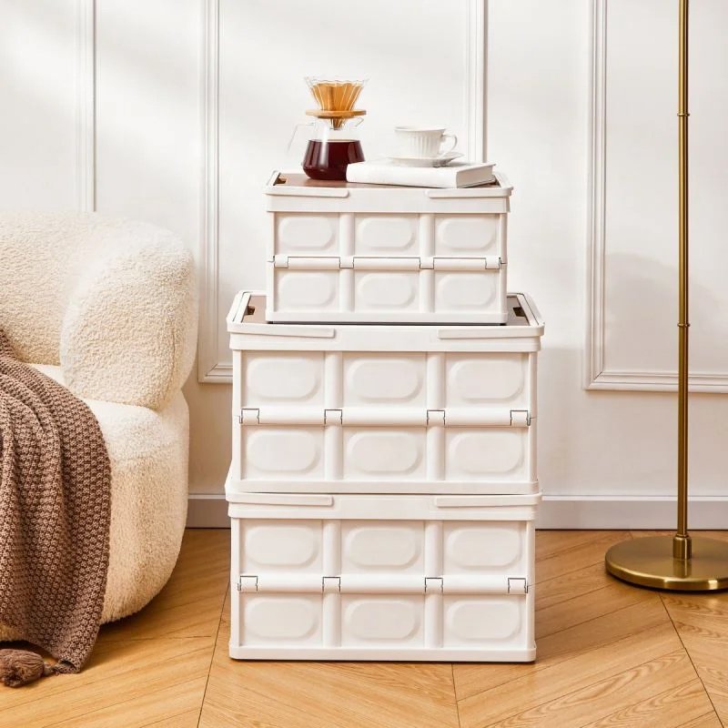 Multi functional car foldable storage box