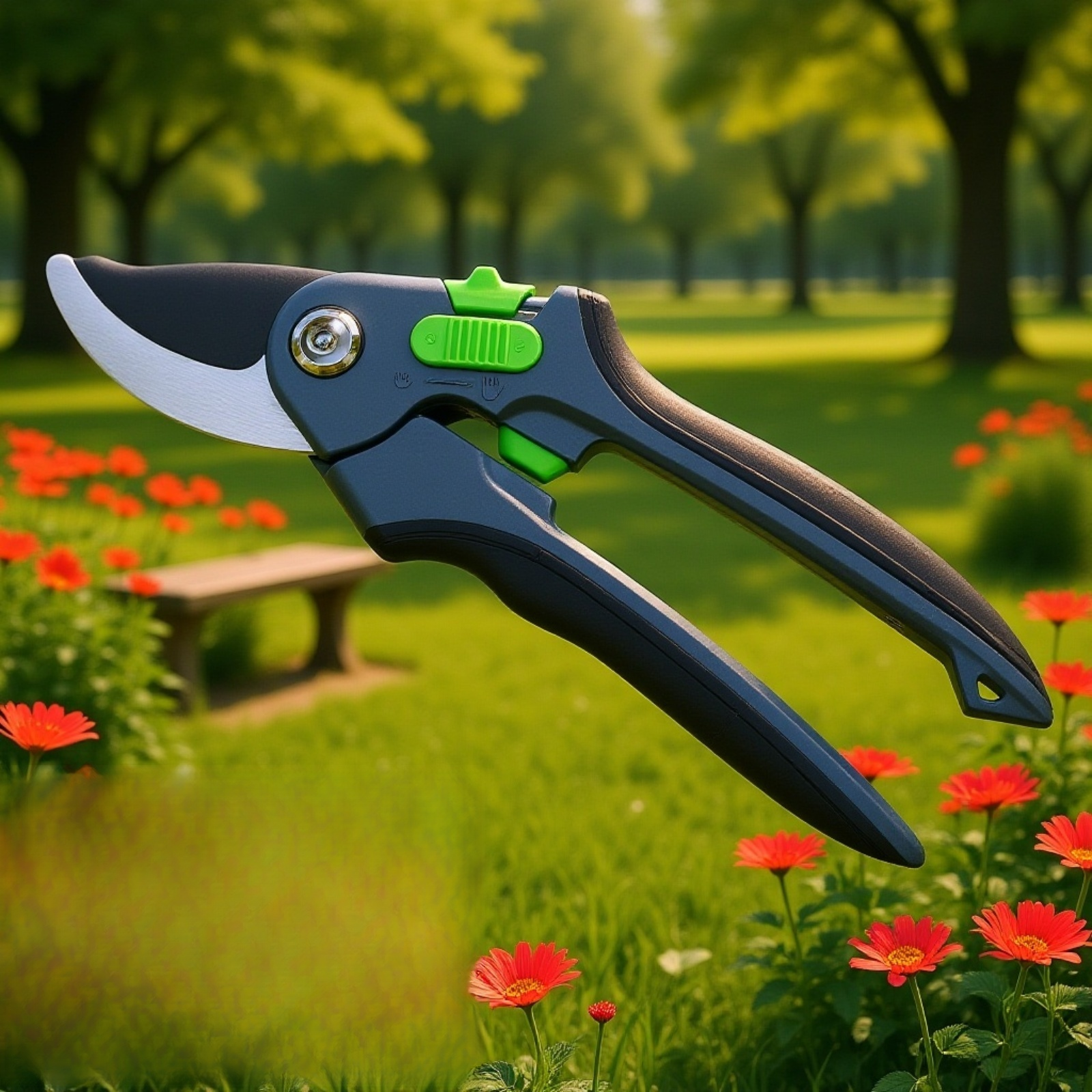 Tijeras resistentes para cortar ramas y tallos
