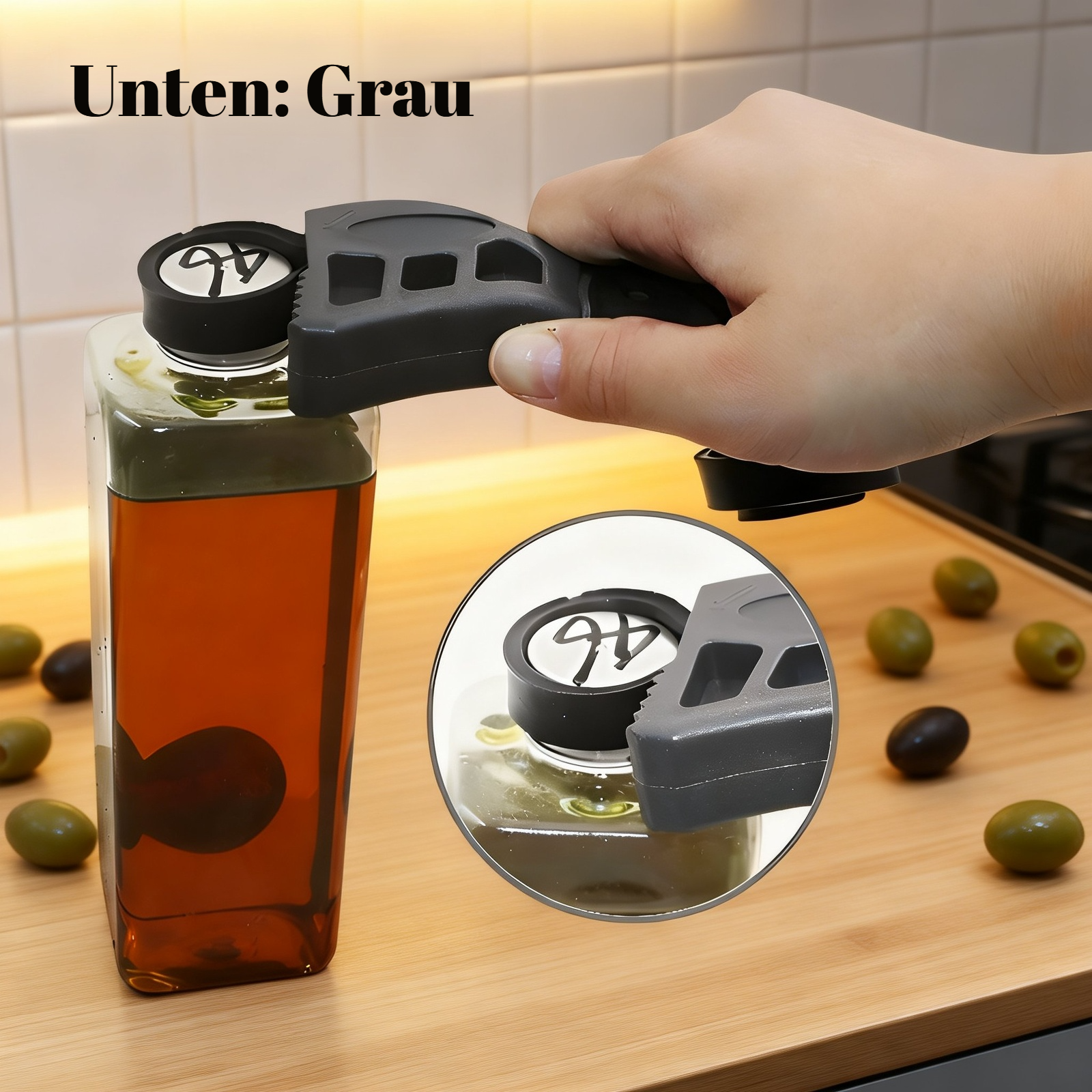 6/8 Zoll Multifunktionsschlüssel Verstellbarer Öffner Gummifilter für Autoreparatur