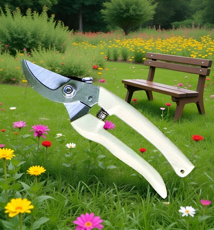 省力回彈剪刀握柄設計