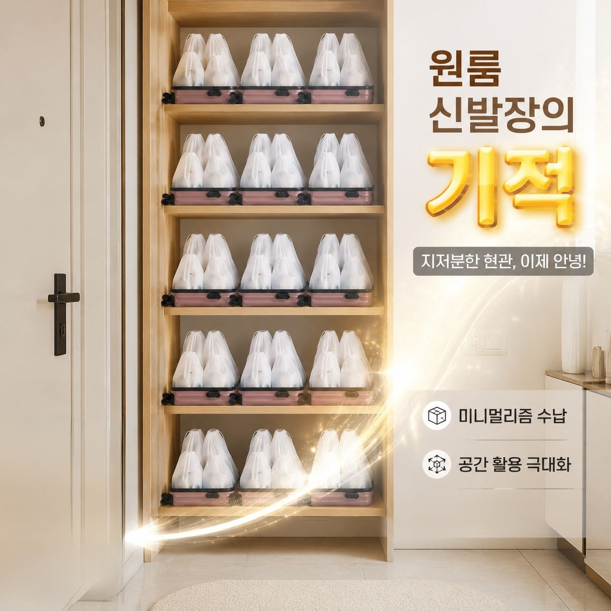 방진 방습 신발 파우치 휴대용 수납백