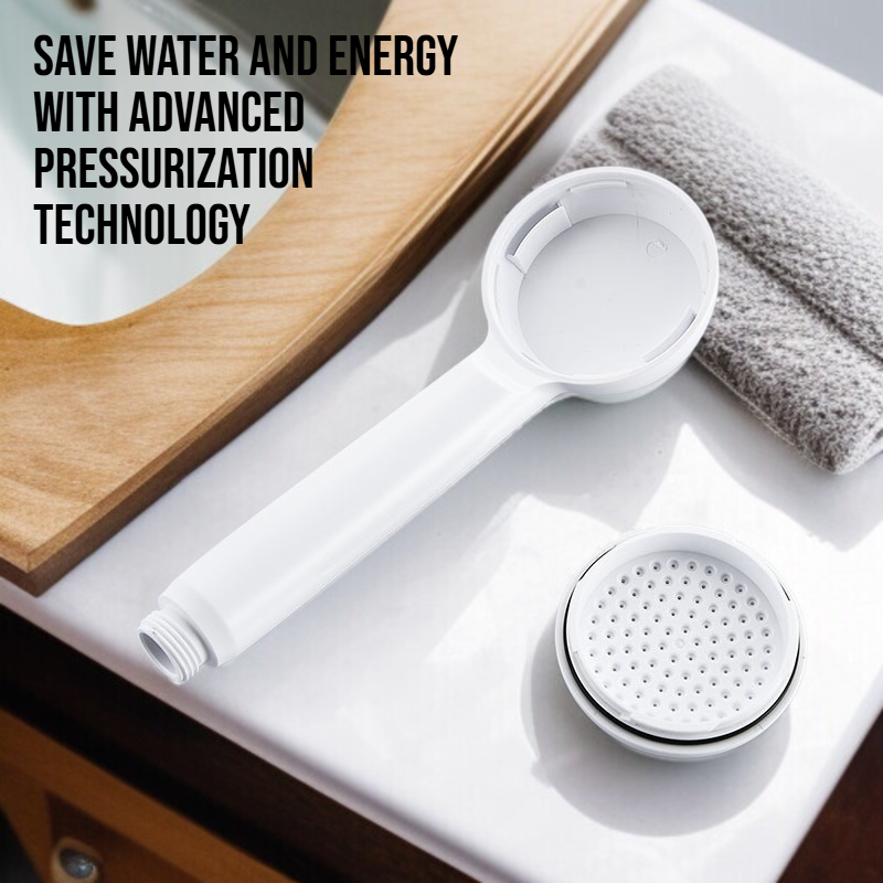 Easy-clean detachable showerhead nozzle for modern bathrooms