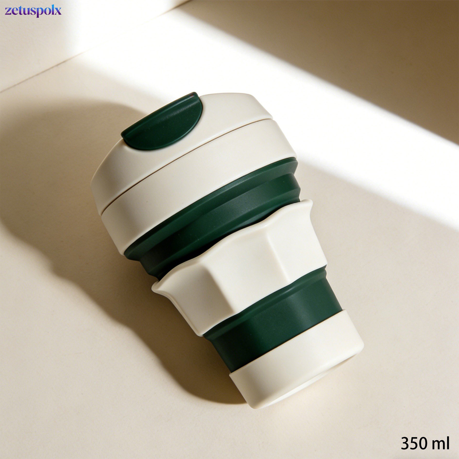 Leak-proof collapsible travel cup