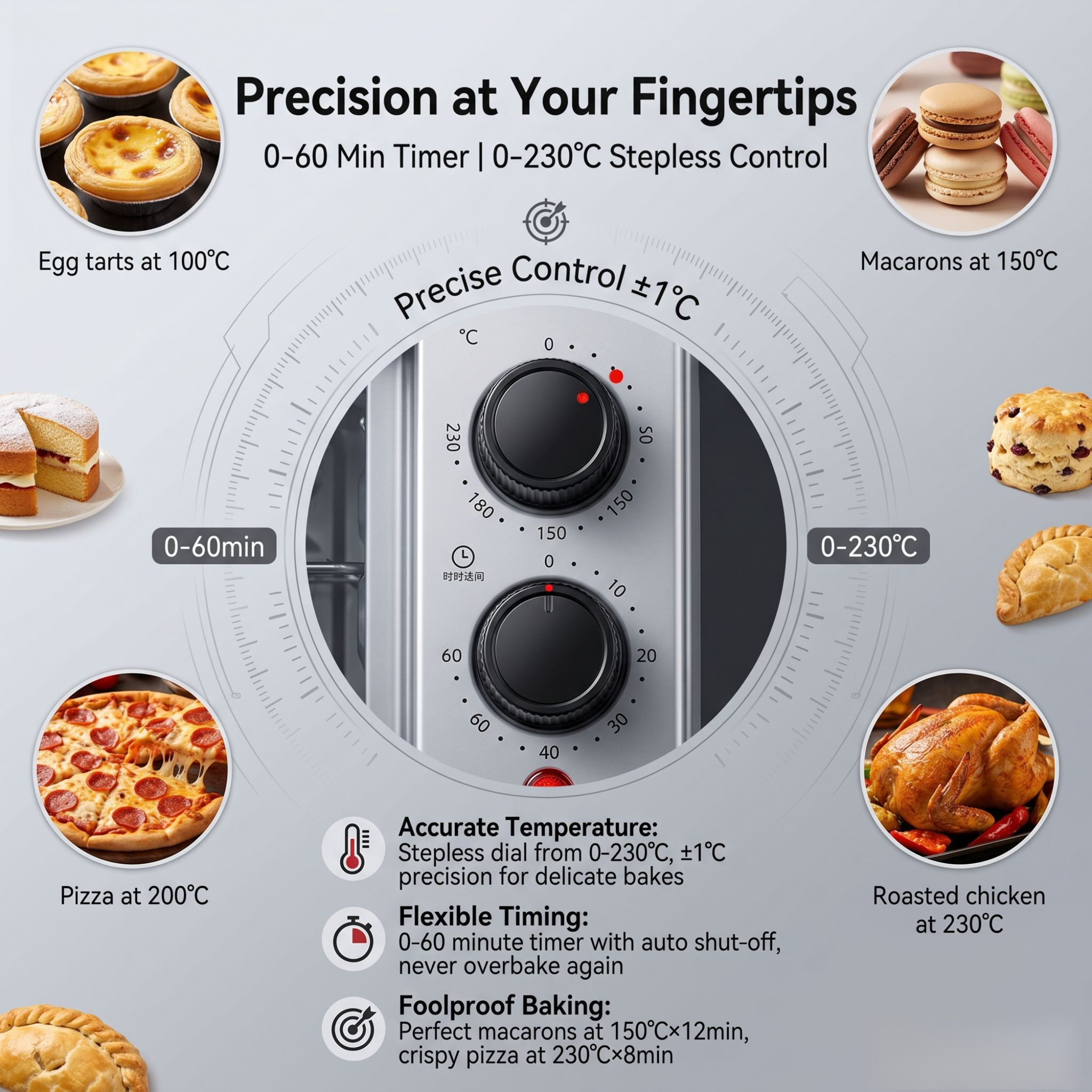 Smart Portable Home Baking Electric Oven Multi-use Bread Maker