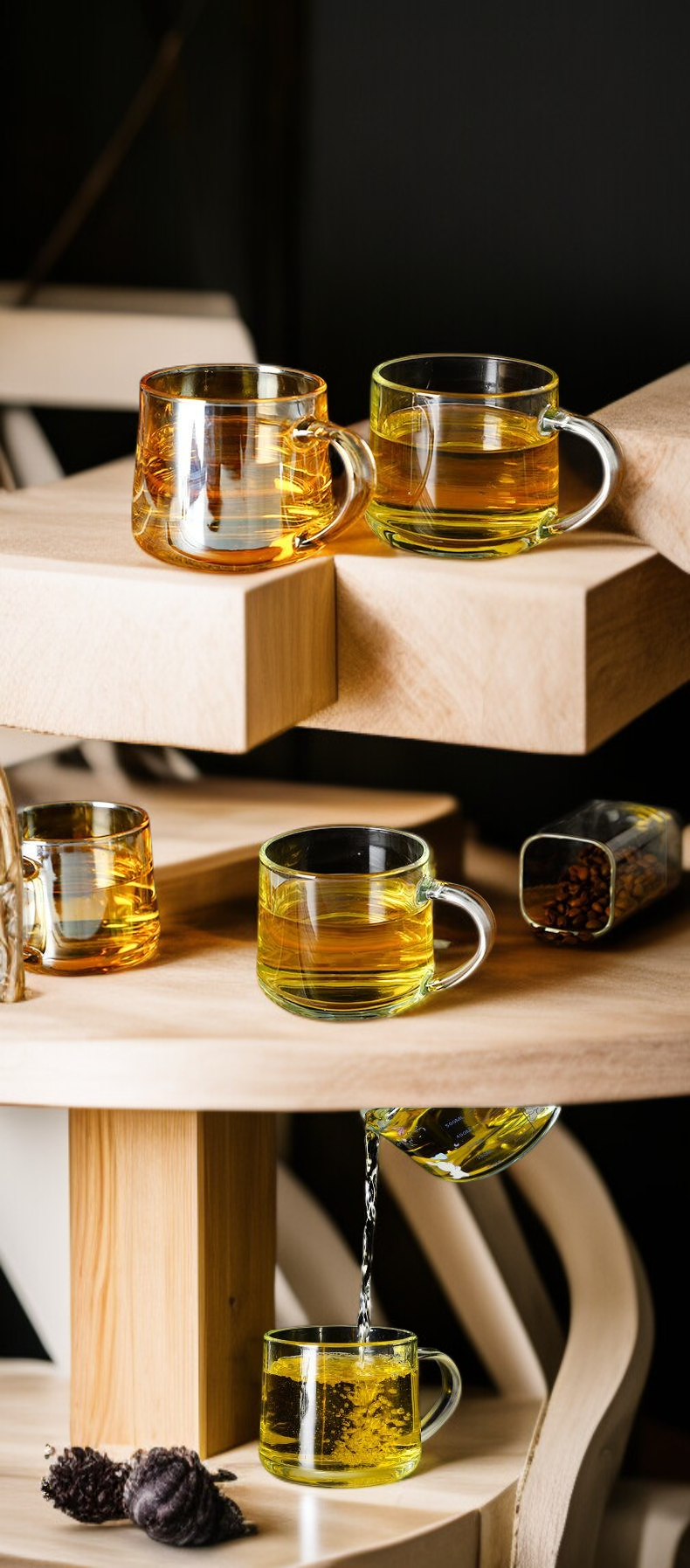 Robuste Teetasse mit Henkel für den Arbeitsalltag