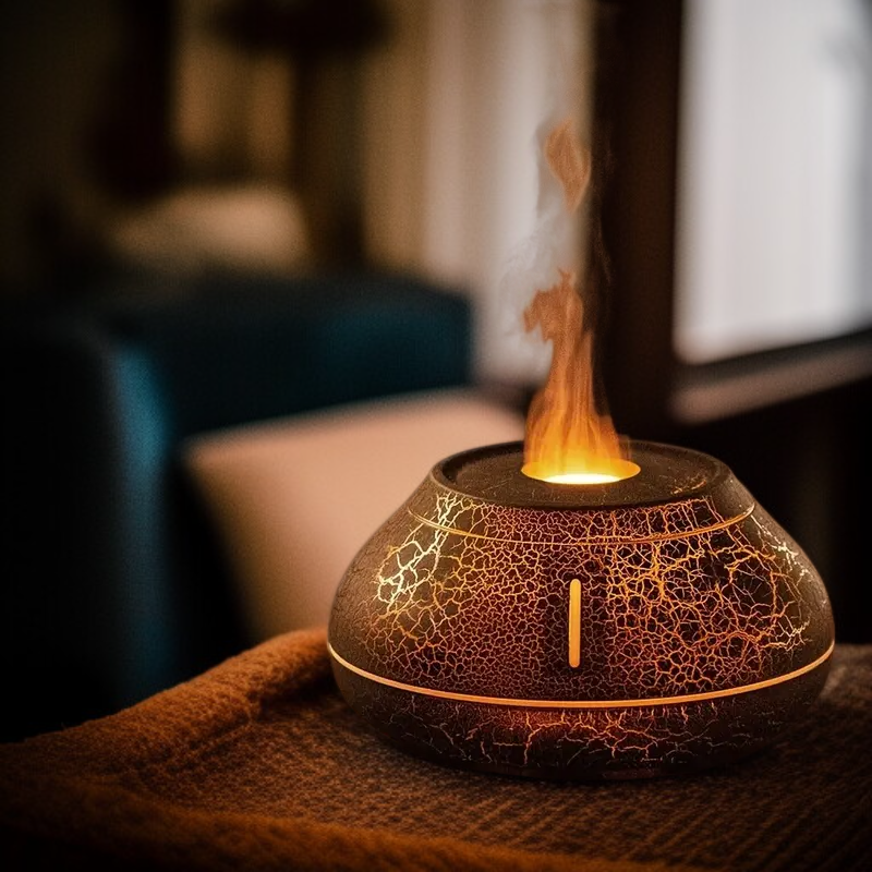 新芽フレームアロマディフューザー 大容量ミスト 雰囲気照明精油機