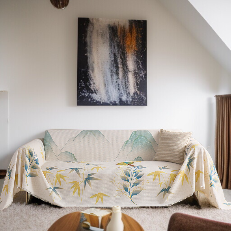 양면 풀커버 소파커버 미끄럼방지 풀커버 소파커버 셰닐 고양이잡기방지 소파커버