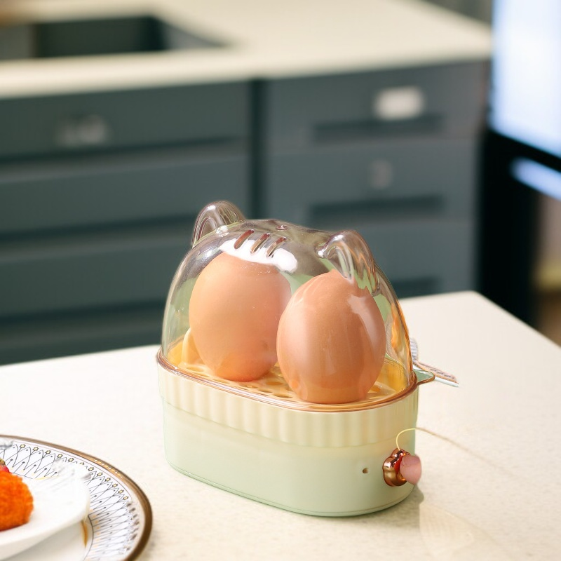 ミニポータブル透明卵蒸し