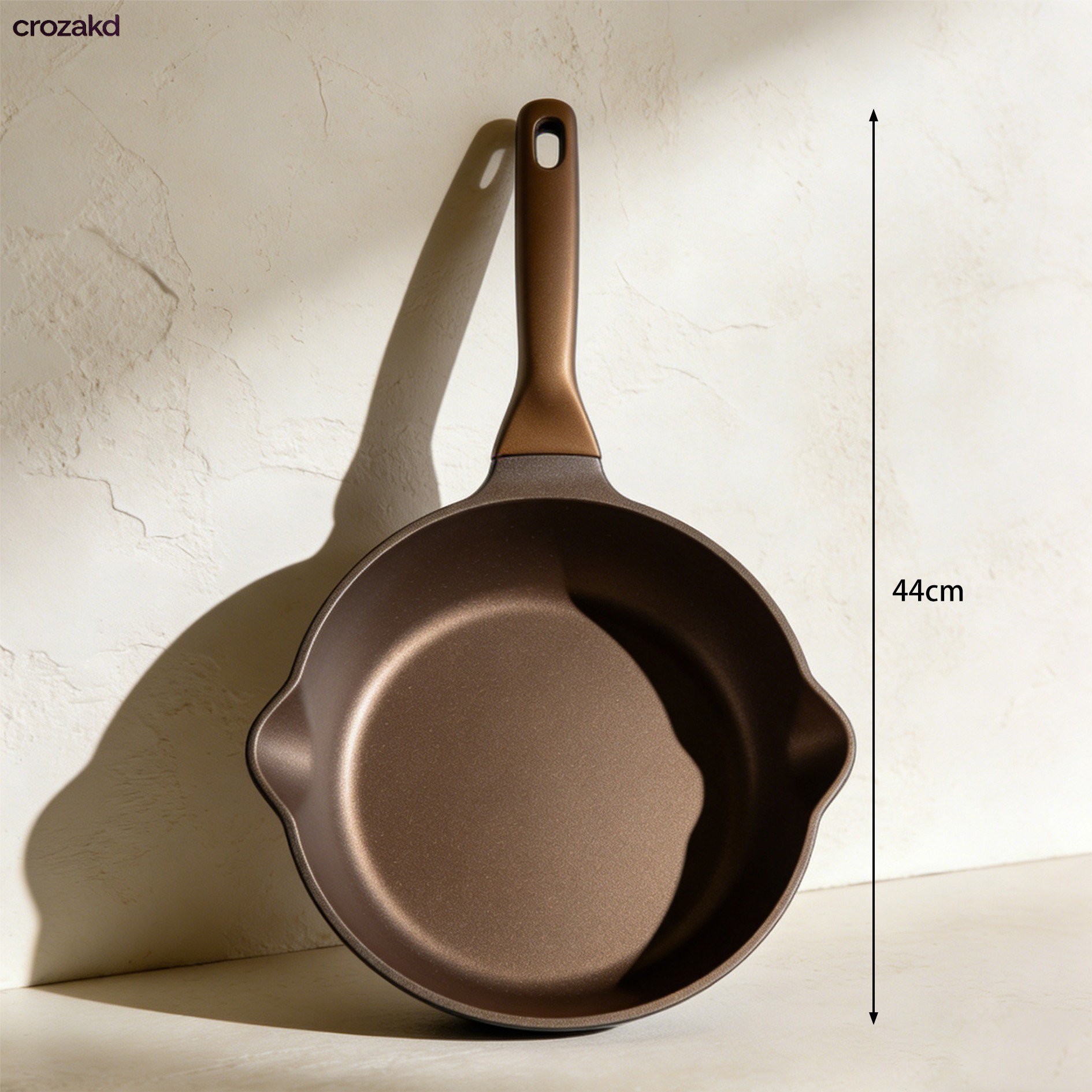 Pfanne mit ergonomischem Griff