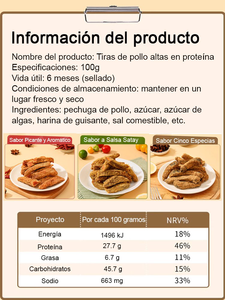 ¡El Snack Perfecto! Tiras de Pollo Neozelandés: Suaves, Jugosas y "Sin Culpa".