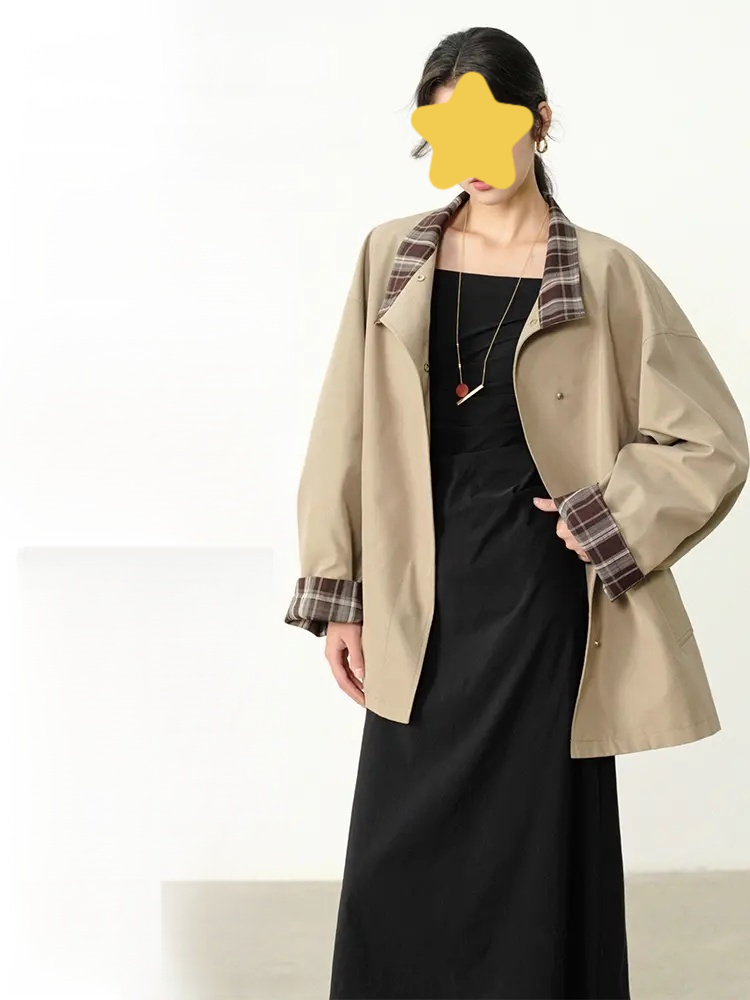 중간 길이 트렌치 코트