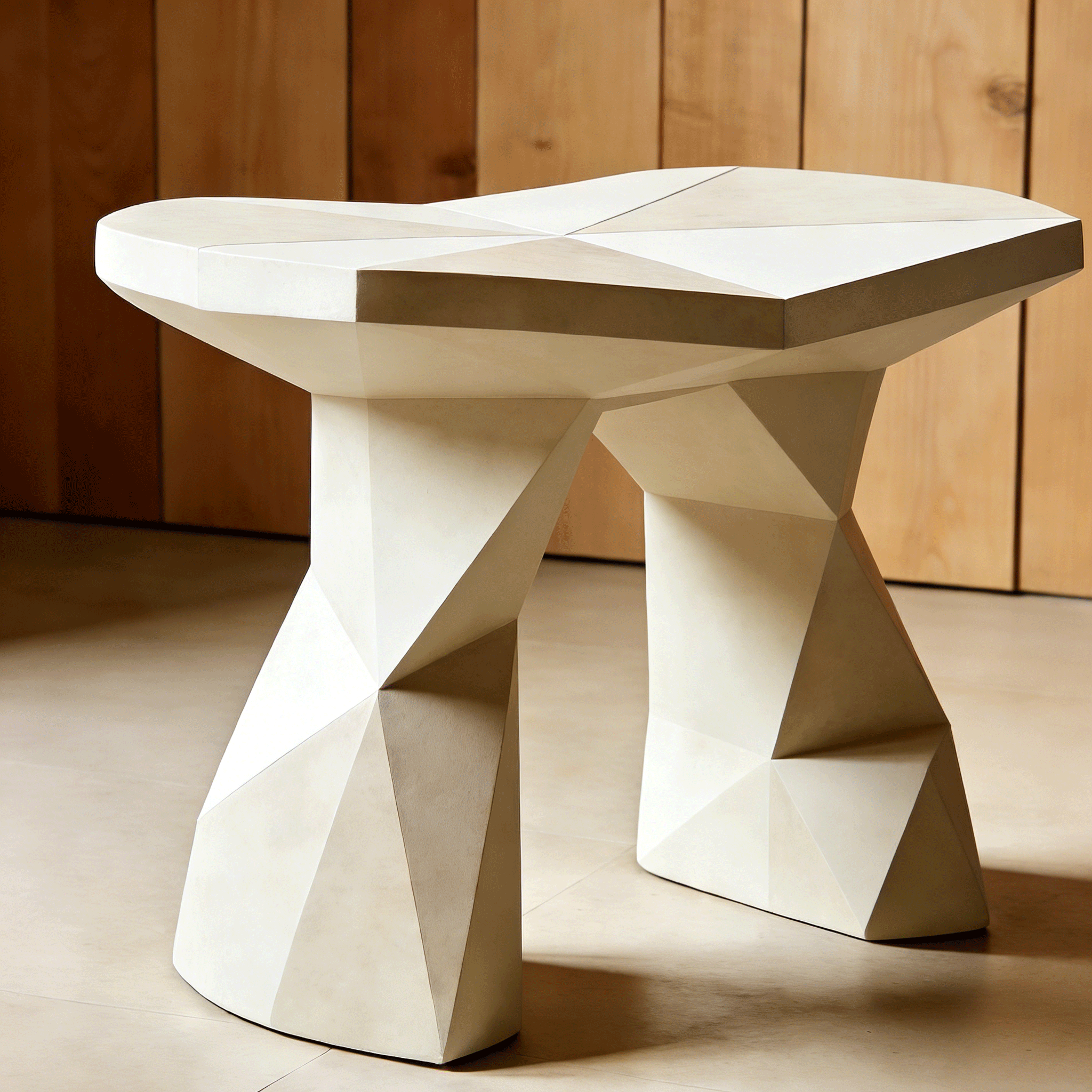 Banco individual estilo minimalista