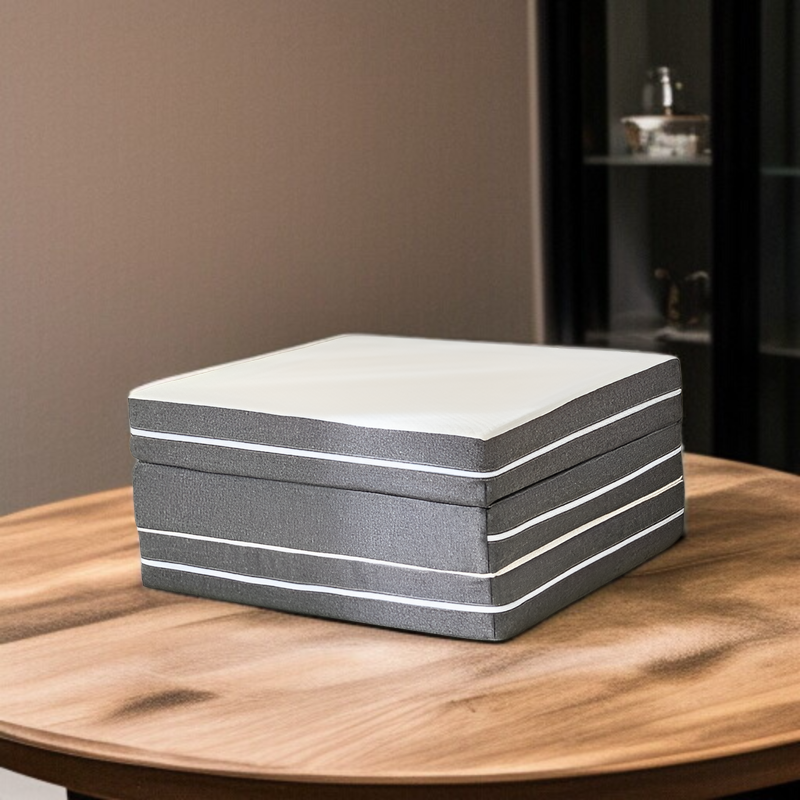 三つ折りマットレス、メモリーフォーム折りたたみマットレス、フロア折りたたみベッドクッション、圧縮マットレス