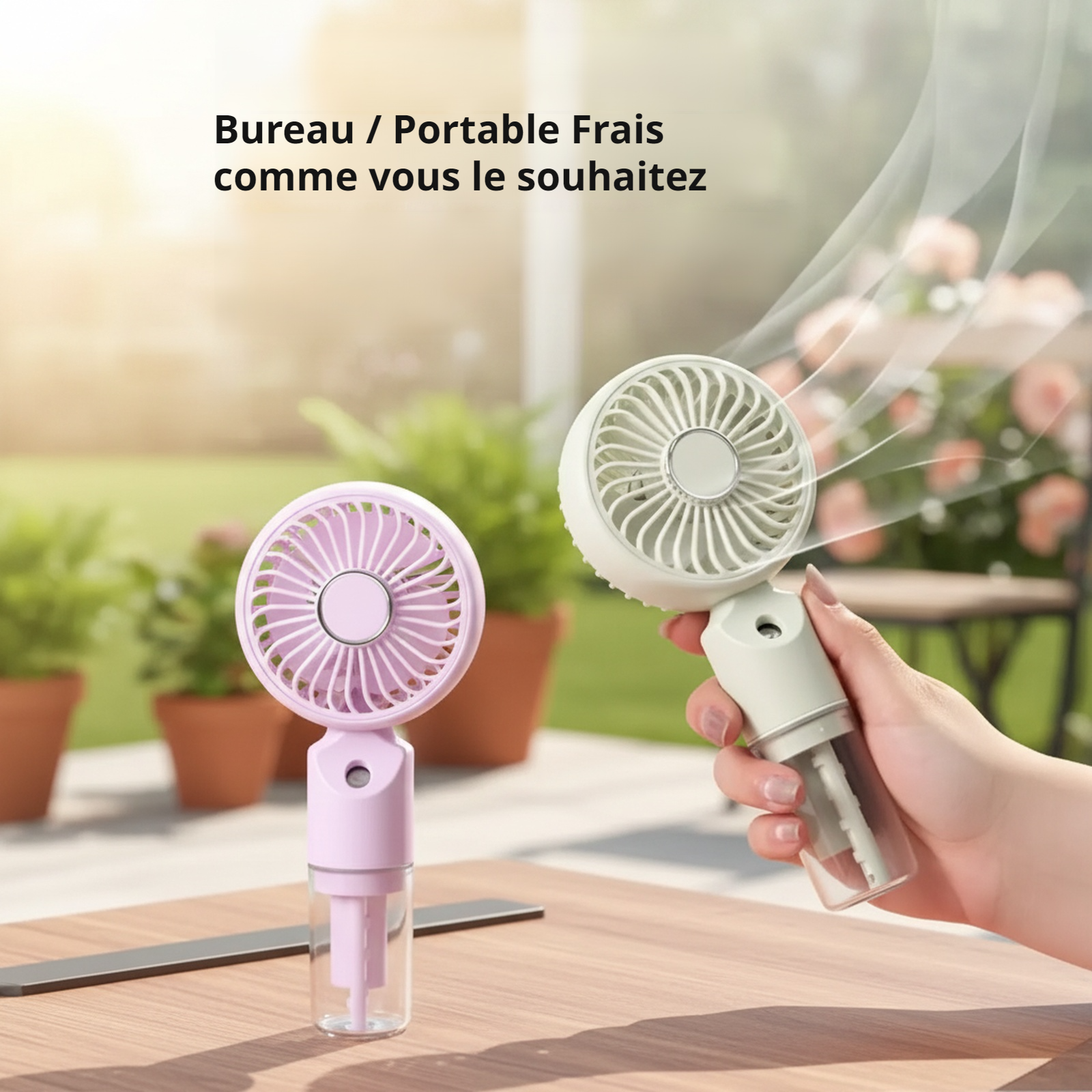 Ventilateur portable facile à transporter