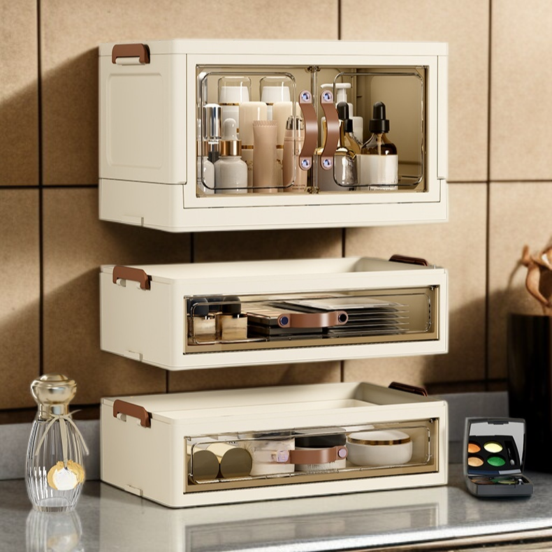 大容量桌面文具收納盒 抽屜式多功能學生宿舍收納櫃 桌面收納盒書房置物架