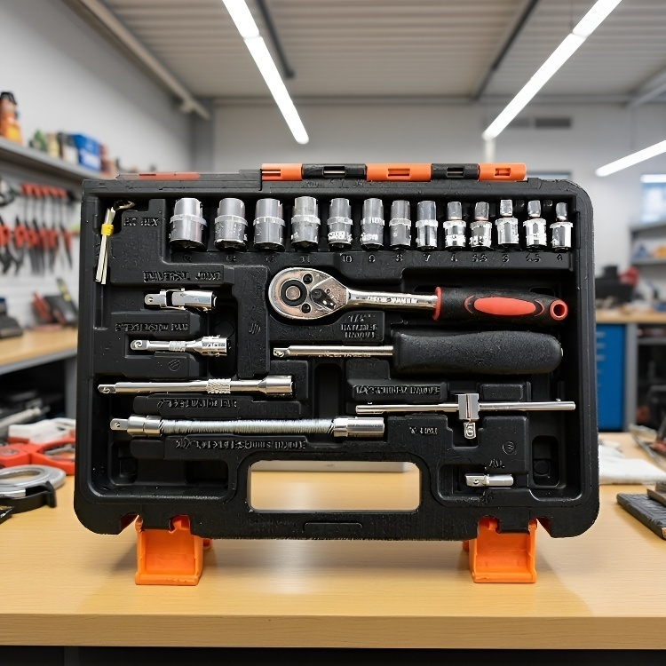 High-quality screwdriver and wrench set included
