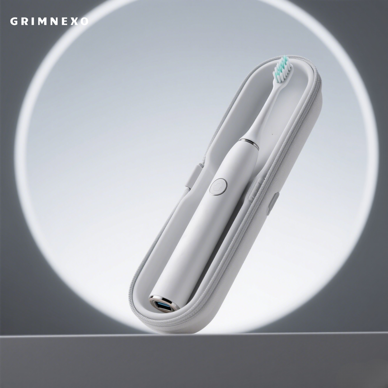 Electric toothbrush with ergonomic handle for comfortable grip