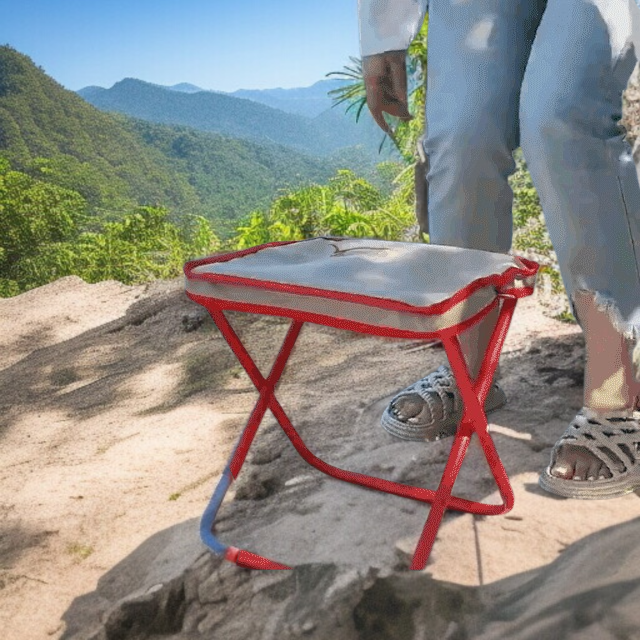 아웃도어 휴대용 필통 접이식 포니자 여행 휴대용 손가방 스케치 스툴