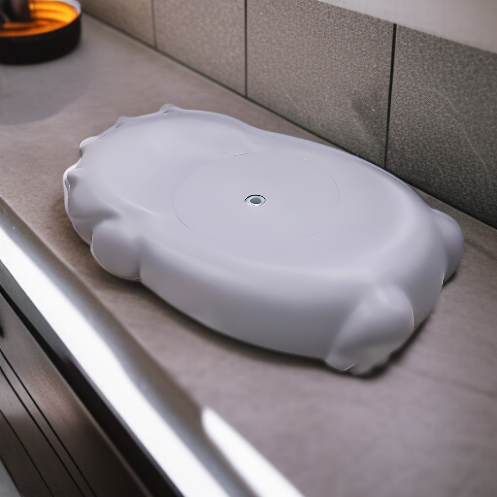 국경을 넘는 아기와 어린이 욕실용 밀폐형 떠다니는 수달 오리 장난감