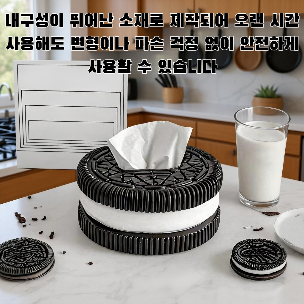 심플 오레오 티슈 박스