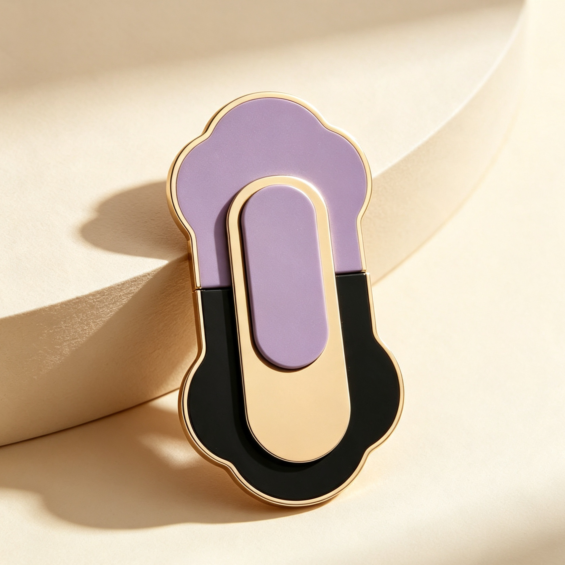 Close-up of colorful magnetic page markers