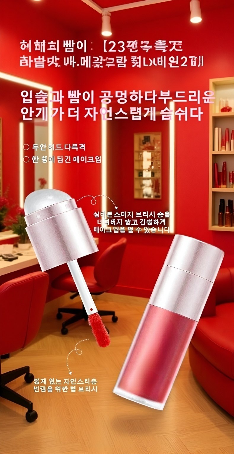 부드러운 벨벳 멀티 틴트 립 클레이 페이스 블러셔 제품 이미지