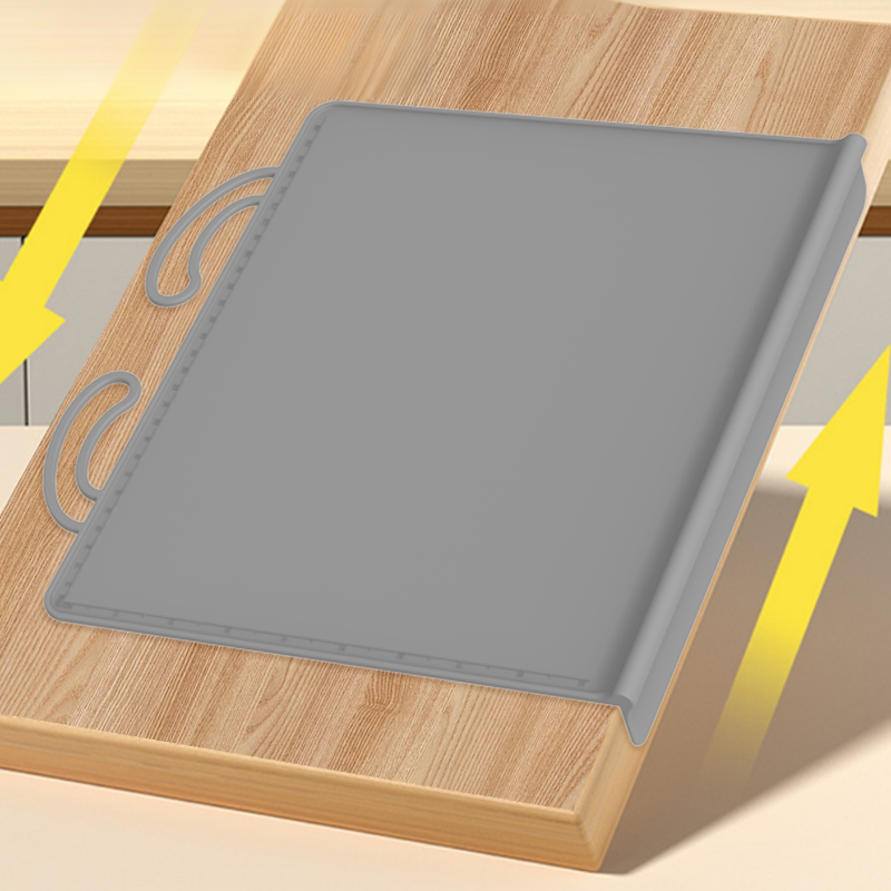 Silicone square placemat with insulation for dining table